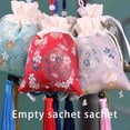 thumbnail image 4 of Qarigey Bolso con cordón Bolsita Bordado Bendiciones Hogar Oficina Dormitorio Sala de estar Colgante Coche Revisión trasera Colgante Festival Accesorios de disfraces Azul oscuro Qarigey AP017945-03, 4 of 6