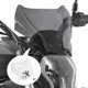 thumbnail image 3 of Deflector de protección contra para motocicleta compatible con Transparente Baoblaze Deflector de parabrisas, 3 of 8