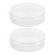 thumbnail image 1 of 2 cajas de almacenamiento transparentes para borlas de maquillaje, estuche de viaje para esponjas de maquillaje, accesorios de belleza portátiles para una fácil organización., 1 of 5