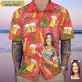 thumbnail image 4 of Camisetas con diseño de avatar personalizado de Hawái impresas en 3D para hombres y mujeres, regalo de cumpleaños divertido, blusas con foto DIY, camiseta para parejas, camiseta de animales, 4 of 5