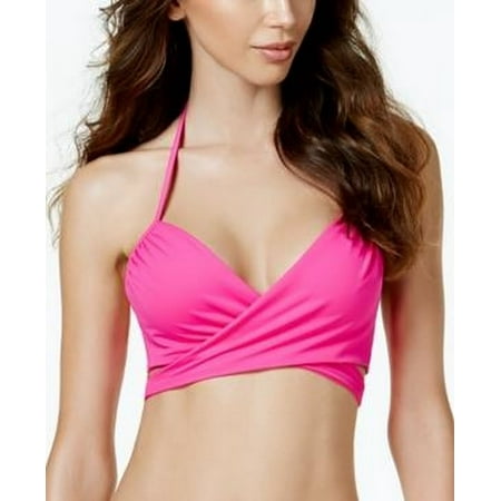 

Sundazed Tidal Wave Simone Bra-Sized Underwire Wrap Bikini Top Various Colors: 32C/Dragon Fruit