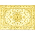 thumbnail image 1 of Ahgly Company Machine Washable Indoor Rectangle Persian Yellow Traditional Area Rugs, 3' x 5', 1 of 4