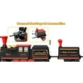 thumbnail image 2 of Kids Train Carriage W/ Storage Box, Secure Handlebar, Single Seater fit-onto TOKTOO 12V Powered Ride on Train-Black Red, 2 of 8