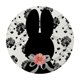 thumbnail image 2 of CaiYueKe Easter Table Placemats Round Polyester Decorative Washable Holiday Dining Kitchen Decor Bunny Egg Pattern Party Home Celebration Place Setting, 2 of 7