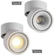 thumbnail image 1 of Foco LED de 12 W para interiores, luz de techo ajustable de 360°, iluminación de superficie y giratoria, lámpara de pared de aluminio LED COB [Clase de eficiencia energética A+] LingWen 8390612329265, 1 of 1