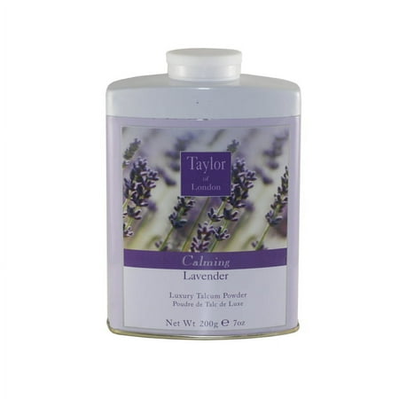 Taylor Of London Lavender Luxury Talcum Powder 7.0 Oz / 200g for Women by Taylor Of London