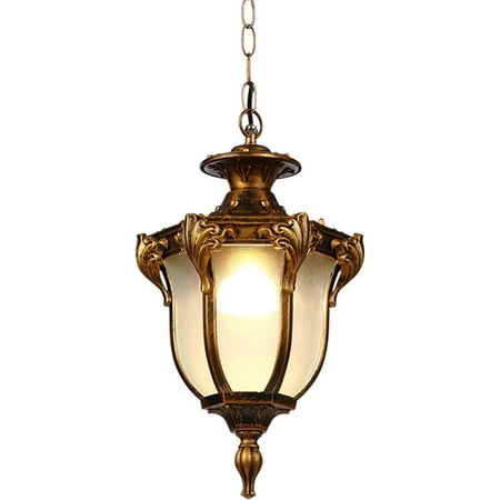 

Rustic Victorian E27 Exterior Waterproof Ceiling Pendant Light American Outdoor Waterproof Chandelier European Garden Corridor Grape Frame Pavilion Hanging Light Adjustable Suspension Lighting Fixture