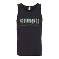 thumbnail image 2 of Wild Bobby Godfidence- Knowing I Can't But He Can Blue and Brown Cheetah Print Inspirational/Christian Men Tank Top, Black, Small, 2 of 6