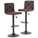 thumbnail image 3 of BestOffice Tabourets de Bar Hauteur Comptoir Ensemble de 2 en Cuir PU Modernes Hauteur Réglable Pivotants Tabourets de Bar Chaise Hydraulique Tabourets de Bar, 3 of 5