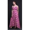 thumbnail image 4 of Bimba Floral Women Summer Printed V Neck Long MaxiÂ&nbsp;DressÂ&nbsp;Holiday Resort Wear-X-Small, 4 of 5