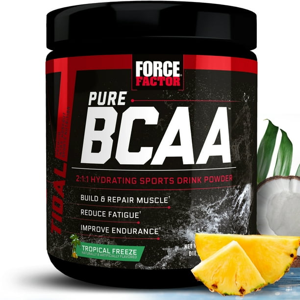 Force Factor Pure BCAA, Tropical Freeze, 30 Servings