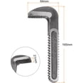 thumbnail image 2 of Pipe Wrench Hook Jaw 14" Plumbing Wrench Replacement Jaws Carbon Steel for 14" Adjustable Wrench, 2 of 9