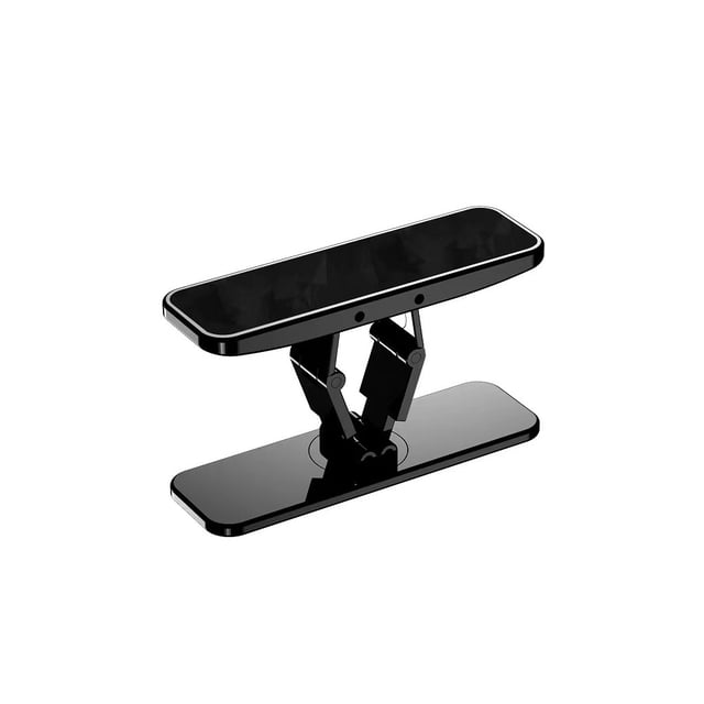 jesticaly Support de Bague de Cellulaire Rotatif à 360° Réglable Support de Cellulaire Antichoc Poignée Amovible Noir 1ensemble