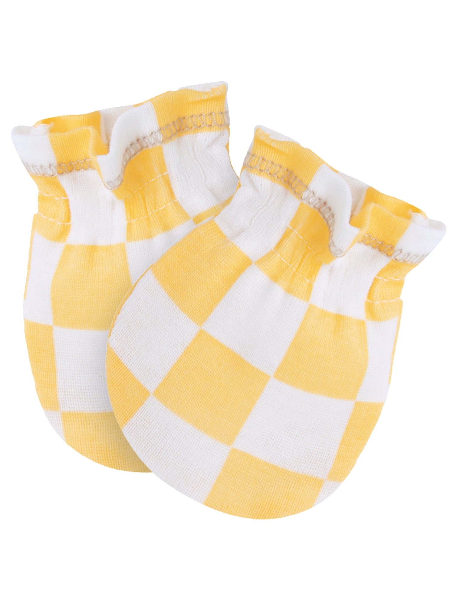 Gerber Baby Boy Adjustable Cotton Mittens, 3-Pack, 0/6 Months