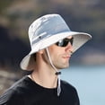 thumbnail image 5 of Dyfzdhu Bucket Hats Mens Outdoor Sun Protection Mesh Breathable Fisherman Cap Foldable Bucket Hat, 5 of 7