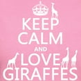thumbnail image 3 of CafePress - Keep Calm And Love Giraffes T Shirt - Women's Traditional Fit Dark T-Shirt, 3 of 4