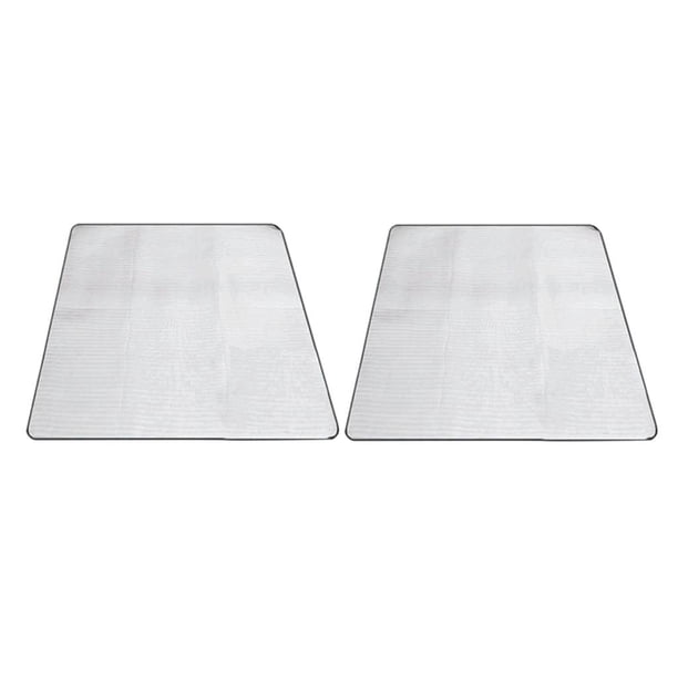 2 piezas de papel de aluminio de excursión manta térmica de picnic para acampar