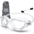 thumbnail image 1 of Swim Goggles, Polarized Adult Swimming Goggles Bungee Strap No Hair Pulling Anti-fog Pool Goggles for Men Women, 1 of 5