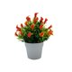 thumbnail image 2 of Flores artificiales Bonsái Cateissary Decoración Atardecer Rojo, 2 of 6