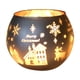 thumbnail image 2 of Adorno de Candelabro de Vidrio Navideño Candelabro Redondo de Vidrio, 2 of 6