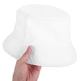 thumbnail image 4 of Miangastore Chapeau Blanc Coton Lot de 1 Design à Grand Bord, 4 of 8