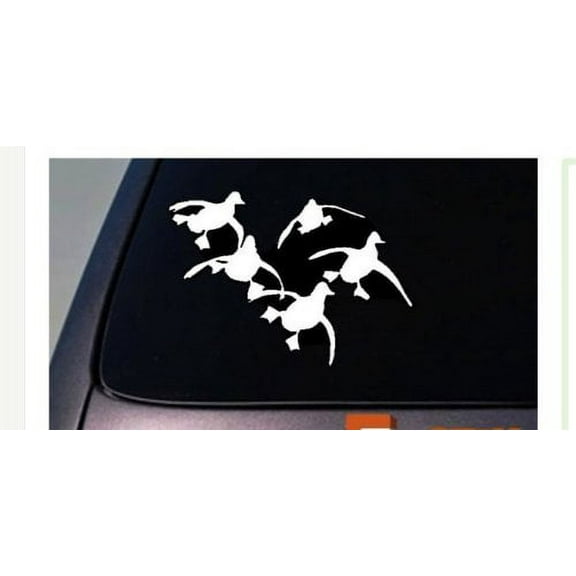 Flying Ducks Vinyl Car Truck WIndow Decal Dynasty Quack Hunting MALLARD *A50*
