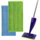 thumbnail image 1 of 2 Pack Reusable Microfiber Mop Pads For Swiffer Flat Mop, Upgraded Wet Dry Cleaning Pads For All Hard-floor, Reusable & Washable Sweeper Refills, 1 of 5