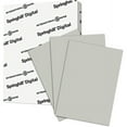 thumbnail image 2 of Springhill 065300 8.5 x 11 Digital Vellum Bristol Color Cover, 110 lbs. - Gray, 2 of 2