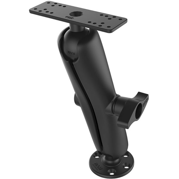 Ram Mount 1 Inch Diameter Ball Short Length Double Socket Arm With Diamond Base Consists Of