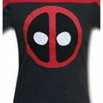 thumbnail image 3 of Deadpool (Mavel Comics) Yoke Mens T-Shirt - Classic Deadpool Logo Image, 3 of 5