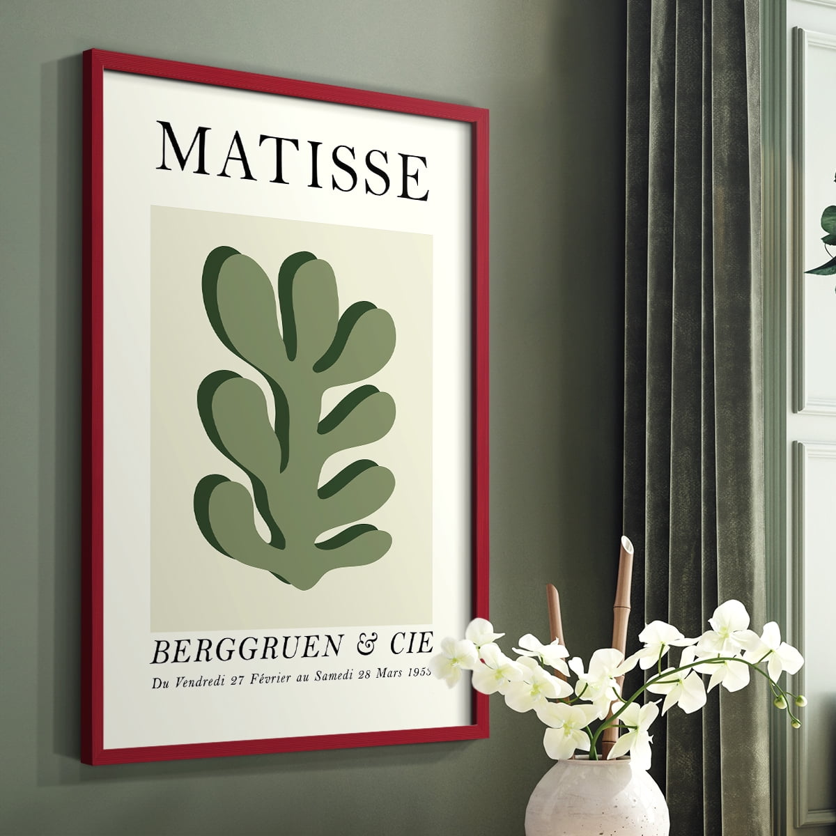 Matisse CCLXXXII in Solid Wood 11 x 14 Framed Print