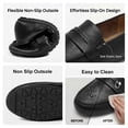 thumbnail image 5 of Ecetana Women's Leather Penny Loafers Slip-Ons Flats Business Dress Shoes Lightweight Walking Driving Shoes, 5 of 6