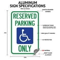 thumbnail image 3 of (2 Pack) Park at Your Own Risk Estacione a Su Propio Riesgo | 18" X 24" Heavy-Gauge Aluminum Sign | Rust Free Aluminum, Weather Resistant, Waterproof, Fade Resistant, 2 Pre-drilled, 3 of 4