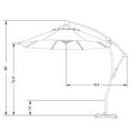 thumbnail image 4 of California Umbrella 9' Cantilever Umbrella in Tuscan, 4 of 5