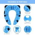 thumbnail image 2 of Inodoro plegable para inodoro infantil, inodoro portátil de viaje, bolso de mano, inodoro portátil Adepaton WL-00498, 2 of 6
