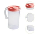 thumbnail image 6 of TISHITA Water Pitcher Iced Tea Pitcher Water Jug with Handle for Milk Water Beverage Pink, 6 of 8