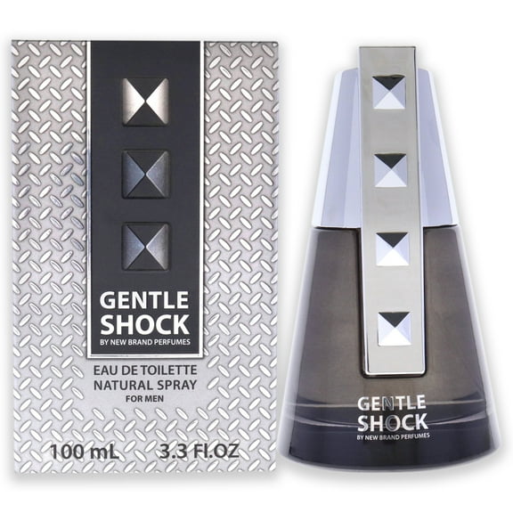 Gentle Shock by New Brand for Men - 3.3 oz EDT Spray