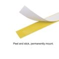 thumbnail image 4 of Self Adhesive Tape Measure 100cm Metric Right to Left Read Measuring Tape Steel Sticky Ruler, Yellow, 4 of 5