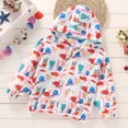 thumbnail image 1 of LOVZFMLL Vestes pour Filles Mode Manteau Décontracté pour Enfants Imperméable Imprimé à Capuche Veste Rigide 6-7 Ans, 1 of 4