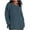 Navy, variant on MIUOWANP Womens Sweatshirt Jacket Women's Solid Color Crew Neck Shirt Long Sleeve Casual Tops Gray S