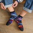 thumbnail image 3 of Pofeuu Outer Space Floating Numbers And Letters Print 30cm Socks, Adult Running Hiking Socks for Youth and Adult, 3 of 7