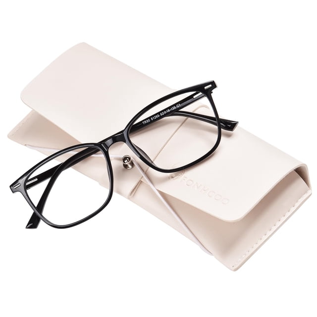 Gafas con bloqueo de luz azul FONHCOO TR90, montura moderna