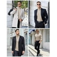 thumbnail image 5 of COOFANDY Men's Ribbed Turtleneck Sweater Casual Basic Long Sleeve Knitted Pullover Sweater, 5 of 7
