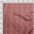 thumbnail image 3 of oneOone Rayon Pink Fabric Floral Sewing Craft Projects Fabric Prints By Yard 56 Inch Wide, 3 of 4