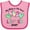 Pink and Fuchsia, variant on Inktastic My Mom is the Best Lawyer Ever Boys or Girls Baby Bib