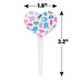 thumbnail image 6 of Cute Baby Things Pattern Heart Love Cupcake Picks Toppers Decoration Set of 6, 6 of 6