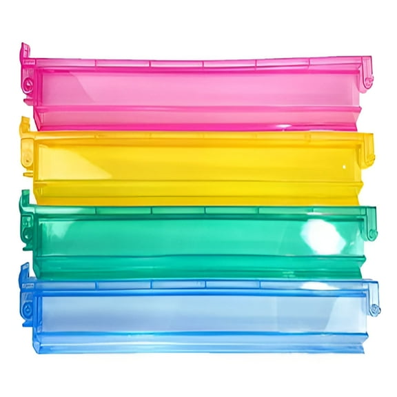 BESTSKY Acrylic Mahjong Mah Jongg Rack and Pusher Combo,Mah Jong Combo Racks - Multi - Color - Set of 4