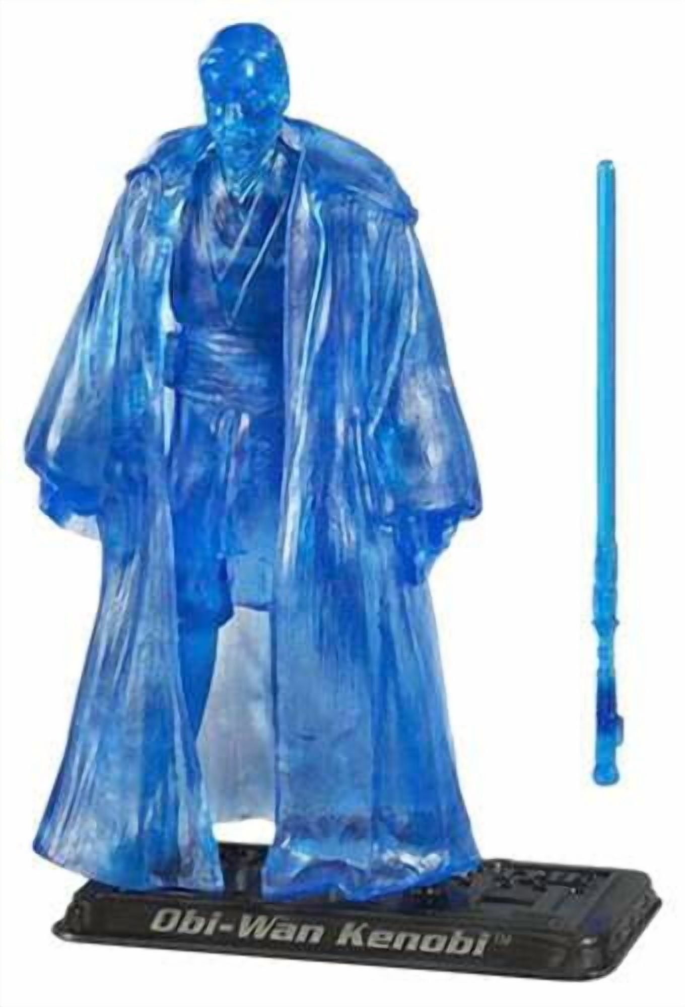 Holographic Obi-Wan Kenobi Action Figure Light Blue Star Wars