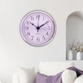 thumbnail image 4 of Mini reloj de Insertar Números arábigos Mecanismo de reloj Cabeza de reloj forma forma forma silenciosa para decoración escolar Plata13 Macarena Inserto de reloj, 4 of 8