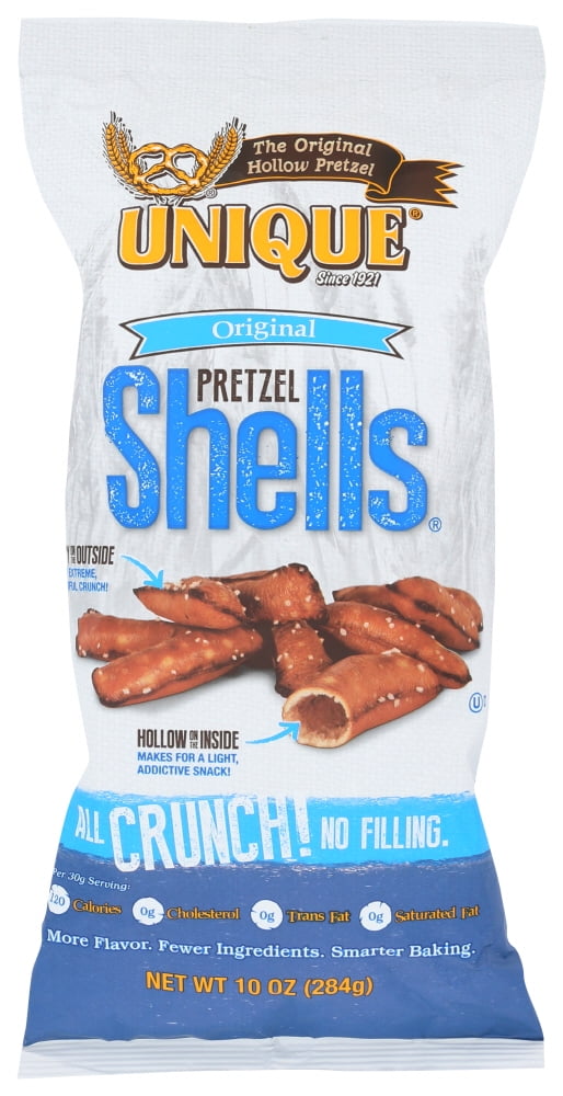 Unique Pretzels Pretzel Shells Original, 10 Oz